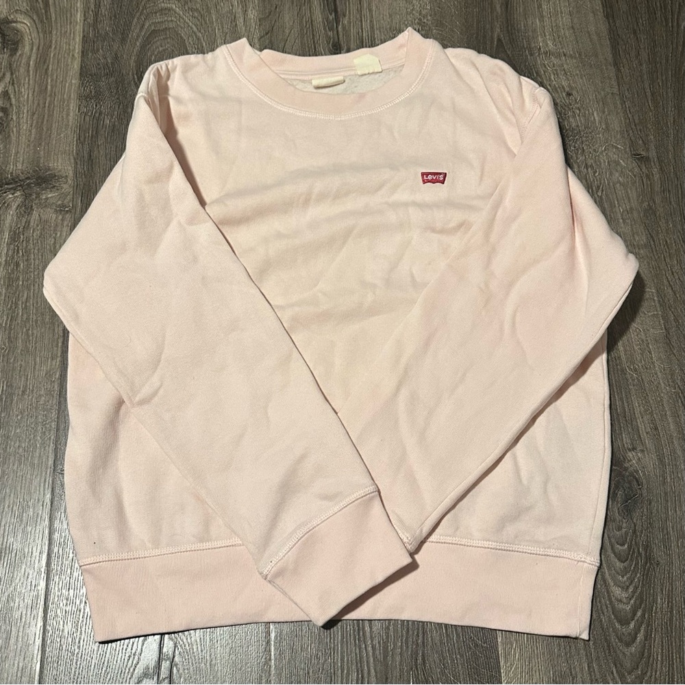 Levi's Light Pink Crewneck Sweatshirt